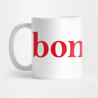 Bonjour T-shirt Mug